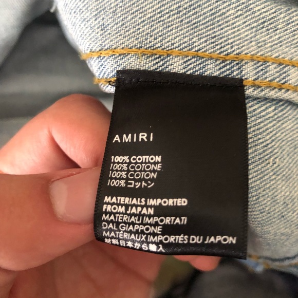 Amiri Hollywood Denim Jacket - Picture 7 of 8